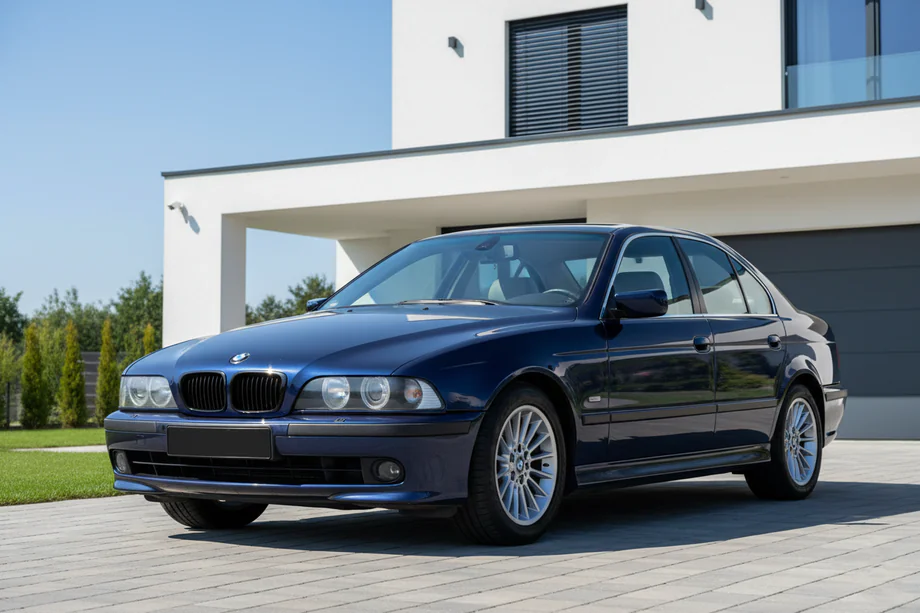 BMW 5. séria E39 1996–2003 1-Bar mriežky obličiek (2000-2003, čierny lesk) Image
