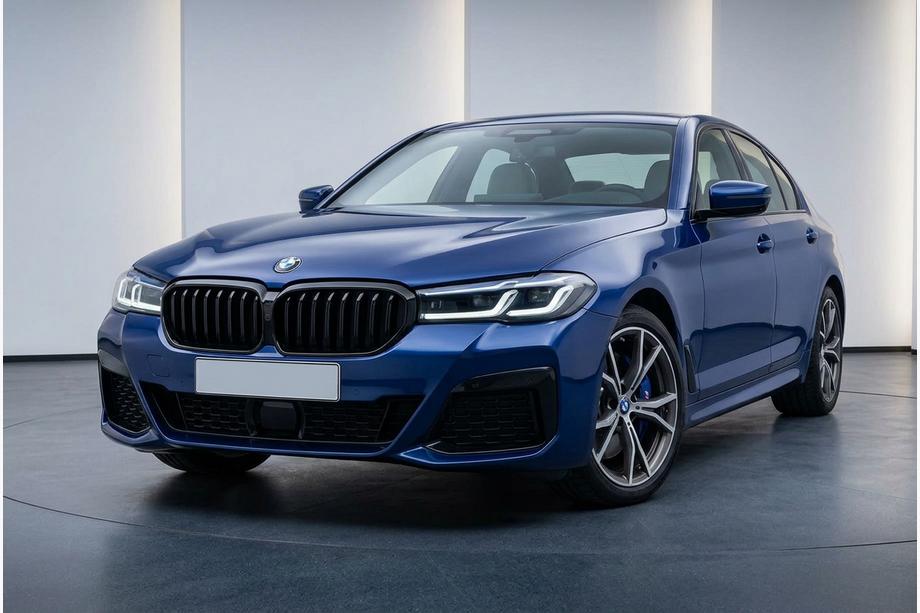 BMW 5. rad G30/G31 2017–2023 M-Look V2 obličkové mriežky (2021-2023, lesklá čierna) Image