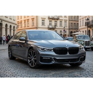 M-Look obličkové mriežky (2019-2022, lesklá čierna) BMW 7. séria G11/G12 2015–2022 fotografia 1