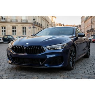 Obličkové mriežky 1-Bar (2018-2022, čierny vysoký lesk) BMW 8. séria G14/G15/G16 2018– fotografia 1
