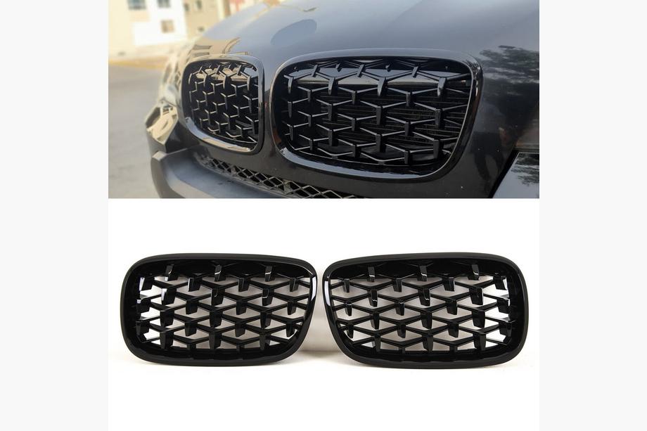 BMW X6 E71 2008–2014 Ľadvinky Diamond Black (lesklá čierna) Image