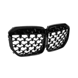 Obličkové mriežky Diamond Black (2018-2022, lesklá čierna) fotografia 4