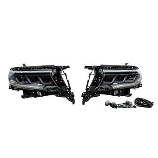 Predné svetlomety Lexus-design-3-LED V2 (2017+, 2 ks) Toyota Land Cruiser Prado 150 2009–2023 fotografia 1