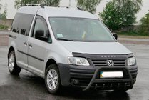 Volkswagen Caddy 2004–2010 Predný ochranný rám WT004 Black (nerez) fotografia 3