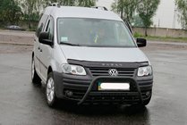 Volkswagen Caddy 2004–2010 Predný ochranný rám WT004 Black (nerez) fotografia 4