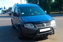 Volkswagen Caddy 2004–2010 Bullbar WT003 Black (nerez) fotografia 4