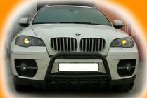 BMW X6 E71 2008–2014 Bullbar WT003 Black (nerez) fotografia 4
