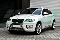 BMW X6 E71 2008–2014 Bullbar WT003 Black (nerez) fotografia 2