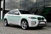 BMW X6 E71 2008–2014 Bullbar WT003 Black (nerez) fotografia 3