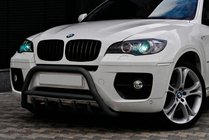 BMW X6 E71 2008–2014 Bullbar WT003 Black (nerez) fotografia 1