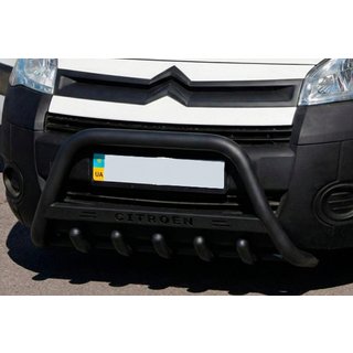 Predný ochranný rám WT004 Black (nerez) Citroen Berlingo 2008–2018 fotografia 1