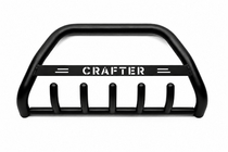 Volkswagen Crafter 2006–2016 Predný ochranný rám WT004 Black (nerez) fotografia 1