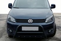 Volkswagen Caddy 2010–2015 Bullbar WT003 Black (nerez) fotografia 2