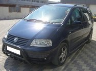 Volkswagen Sharan 1995–2010 Bullbar WT003 Black (nerez) fotografia 2