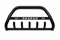 Volkswagen Sharan 1995–2010 Predný ochranný rám WT004 Black (nerez) fotografia 4