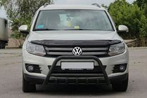 Volkswagen Tiguan 2007–2016 Bullbar WT003 Black (nerez) fotografia 4