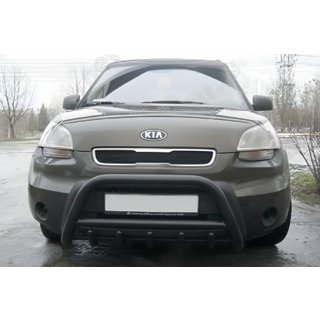 Bullbar WT003 Black (nerez) Kia Soul I 2008–2013 fotografia 1