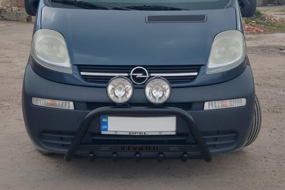 Opel Vivaro 2001–2015 Kengurin WT004 Black (nerez) Image
