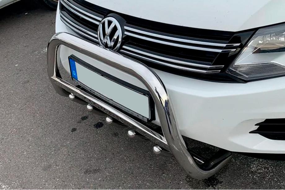 Volkswagen Tiguan 2007–2016 Predný ochranný rám WT004 (nerez) Image