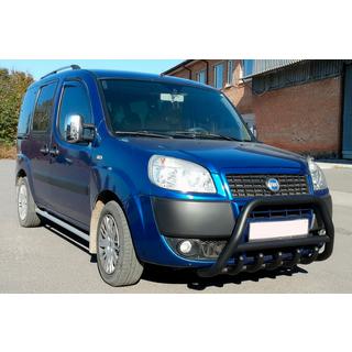 Bullbar WT003 Black (nerez) Fiat Doblo I 2001–2005 fotografia 1