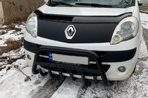 Renault Kangoo 2008–2020 Predný ochranný rám WT004 Black (nerez) fotografia 2