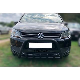 Predný ochranný rám WT004 Black (nerez) Volkswagen Touran 2010–2015 fotografia 1