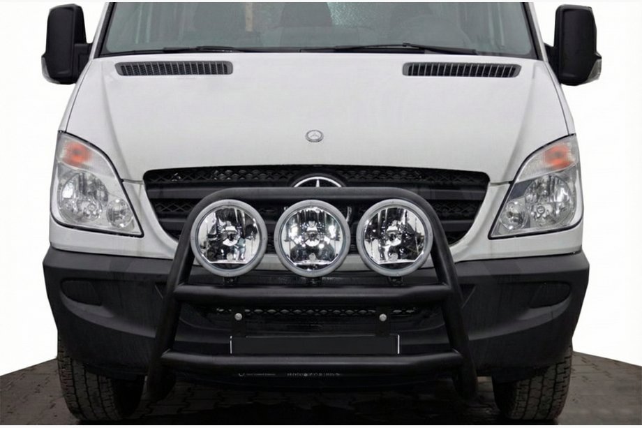 Mercedes Sprinter W906 2006–2018 Vysoký ochranný rám WT018 Black (nerez) Image