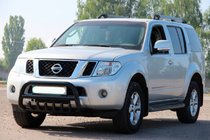 Nissan Navara 2006–2015 Kengurí rám WT008 Black (nerez) fotografia 1