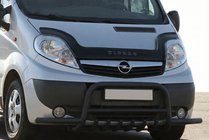 Renault Trafic 2001–2015 Predný ochranný rám Exclusive Black (nerez) fotografia 4