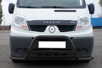 Renault Trafic 2001–2015 Predný ochranný rám Exclusive Black (nerez) fotografia 1