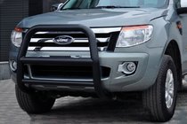 Ford Ranger 2011–2022 Predný ochranný rám WT018 Black (nerez) fotografia 3