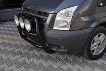 Ford Transit 2000–2014 Predný ochranný rám WT018 Black (2006-2014, nerez) fotografia 3