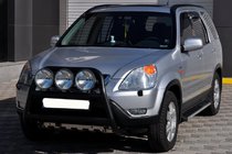 Honda CRV 2001–2006 Kenguru rám WT018 Black (nerez) fotografia 3