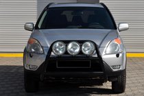 Honda CRV 2001–2006 Kenguru rám WT018 Black (nerez) fotografia 4