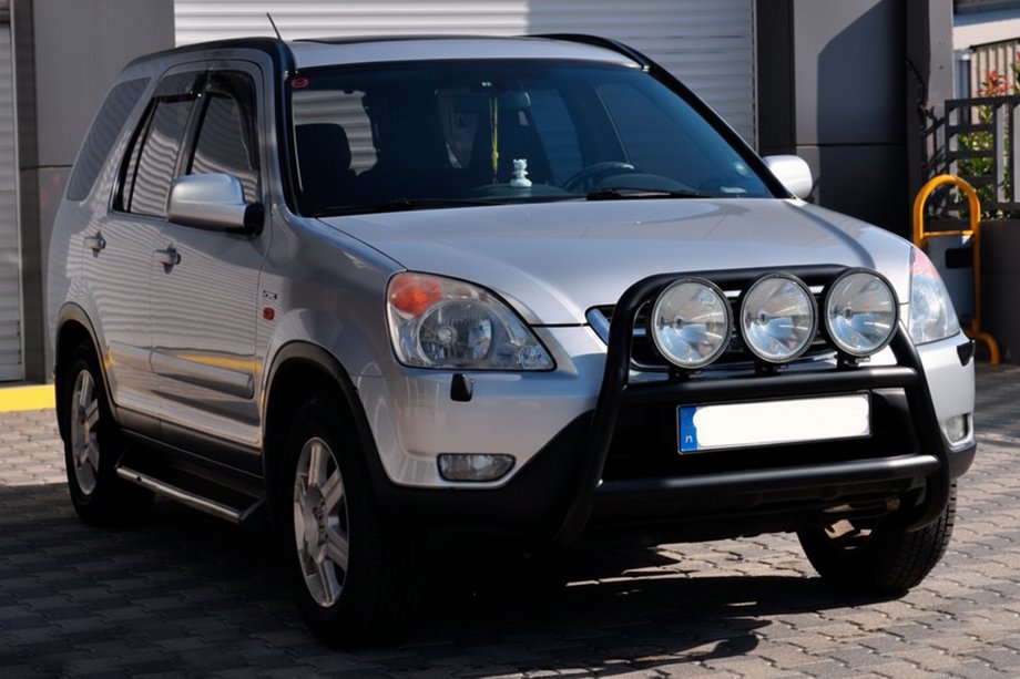 Honda CRV 2001–2006 Kenguru rám WT018 Black (nerez) Image