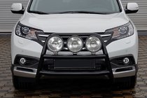 Honda CRV 2012–2016 Predný ochranný rám WT018 Black (nerez) fotografia 4