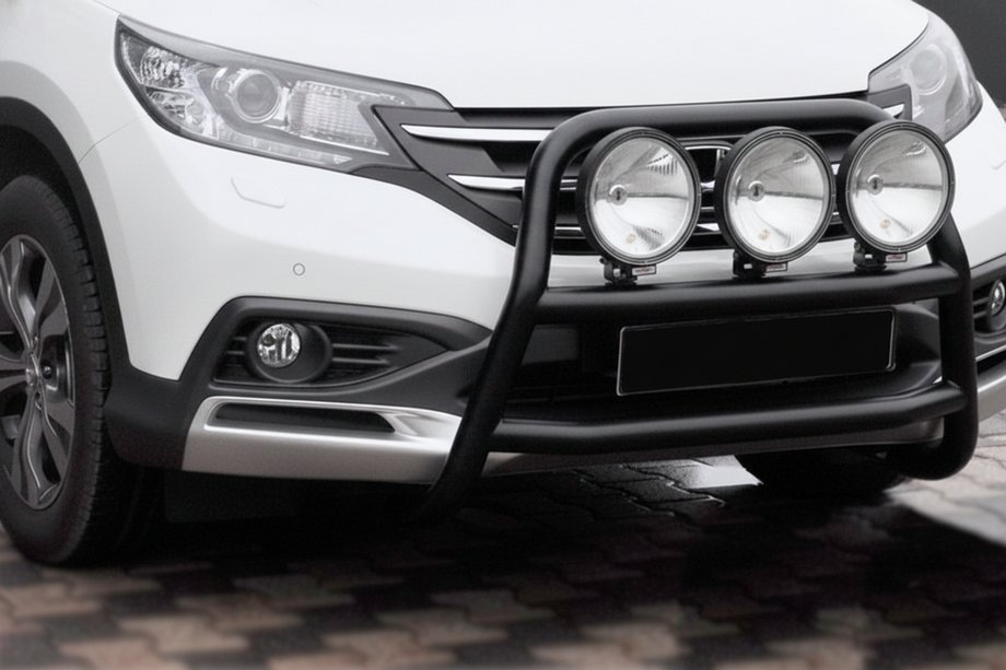 Honda CRV 2012–2016 Predný ochranný rám WT018 Black (nerez) Image