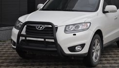 Hyundai Santa Fe 2 2006–2012 Kenguru rám WT018 Black (nerez) fotografia 1