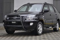 Kia Sportage 2004–2010 Kenguru rám WT018 Black (nerez) fotografia 1