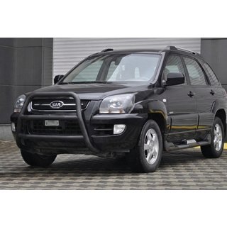 Kenguru rám WT018 Black (nerez) Kia Sportage 2004–2010 fotografia 1