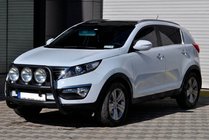 Kia Sportage 2010–2015 Kenguru rám WT018 Black (nerez) fotografia 2