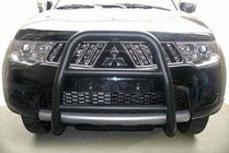 Mitsubishi L200 2006–2015 Kenguru rám WT018 Black (nerez) fotografia 3