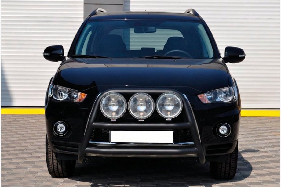 Mitsubishi Outlander 2006–2012 Kenguru rám WT018 Black (nerez) Image