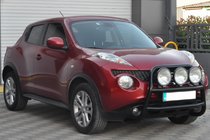Nissan Juke 2010–2019 Predný ochranný rám WT018 Black (nehrdzavejúca oceľ) fotografia 5