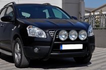 Nissan Qashqai 2007–2010 Kenguru rám WT018 Black (nerez) fotografia 2