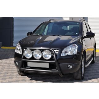 Kenguru rám WT018 Black (nerez) Nissan Qashqai 2007–2010 fotografia 3