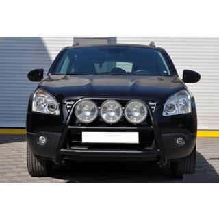 Kenguru rám WT018 Black (nerez) Nissan Qashqai 2007–2010 fotografia 1