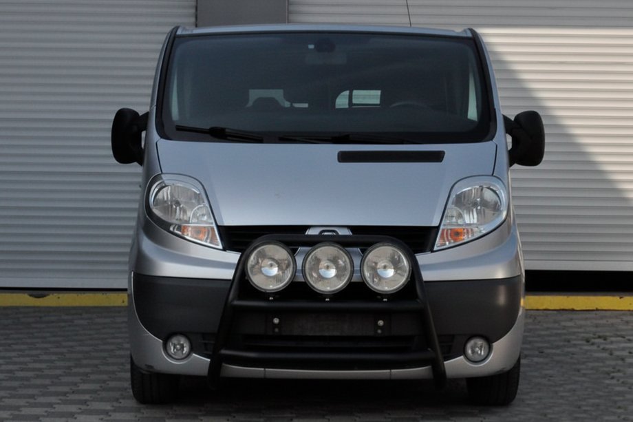 Opel Vivaro 2001–2015 Kenguru rám WT018 Black (nerez) Image
