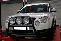 Skoda Yeti 2009–2017 Kenguru rám WT018 Black (nerez) fotografia 4