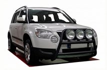 Skoda Yeti 2009–2017 Kenguru rám WT018 Black (nerez) fotografia 1